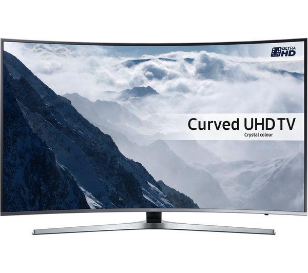 49 Samsung UE49KU6670 Curved Ultra HD HDR 4K Freeview HD Smart LED TV